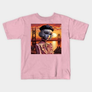 Date at Dusk Kids T-Shirt